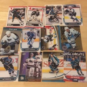 Sam Jose Sharks NHL Collectible Hockey Cards